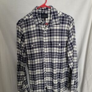Lucky Brand Blue and White Checkered Shirt